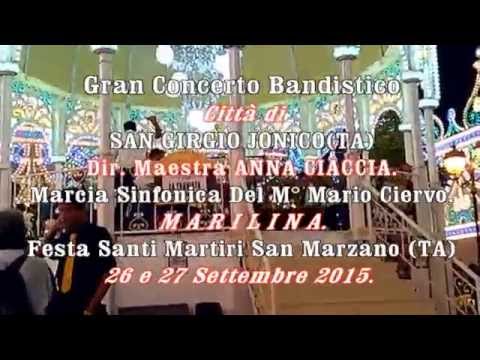 Banda Città di S.Giorgio Jonico 27/9/2015. M. Sinf. Marilina S.Marzano(TA).