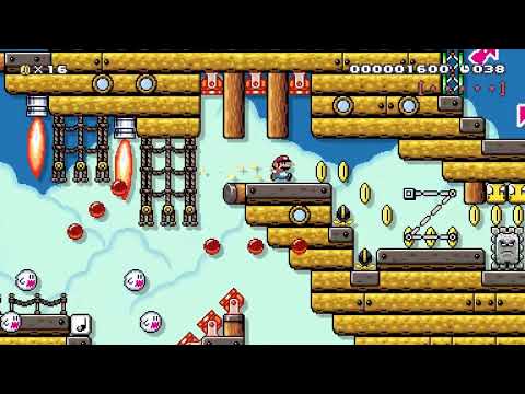 Airship intrusion 40sec speedrun by Hiirokii 🍄Super Mario Maker 2 ✹Switch✹ #bte
