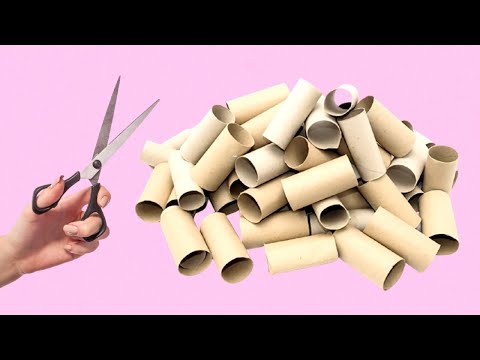 20 BIDOUILLAGES ET BRICOLAGES ÉTONNANTS DE ROULEAUX DE PAPIER TOILETTE