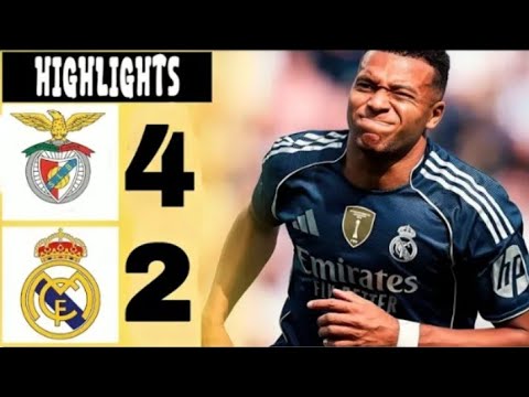 Benfica vs Real Madrid 4-2 – All Goals & Highlights | UEFA Champions League 2025/26