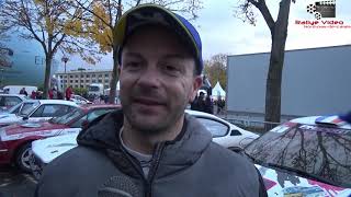 Fred Roussel à l arrivée du Rallye d Epernay 2021