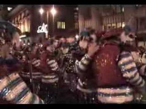 Philadelphia Mummers Super Band Playing Part 1