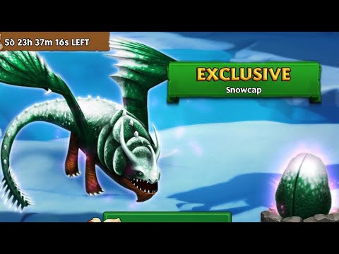 Snowcap Max Level 150 Titan Mode - New Exclusive Rumblehorn - Dragons:Rise of Berk