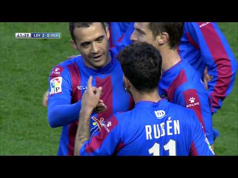 Gol de Rubén García (2-0) en el Levante UD - Osasuna - HD