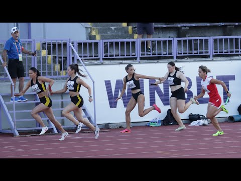 4x100m Women, Heat 1, National Championships, BUL 2024, V. Tarnovo