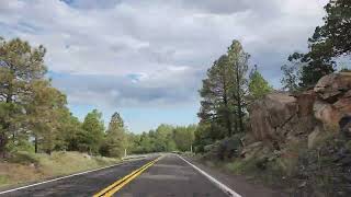 4K Timelapse Driving On The AZ-260 West From AZ State Route 87 to The US I-17  In Northern Arizona