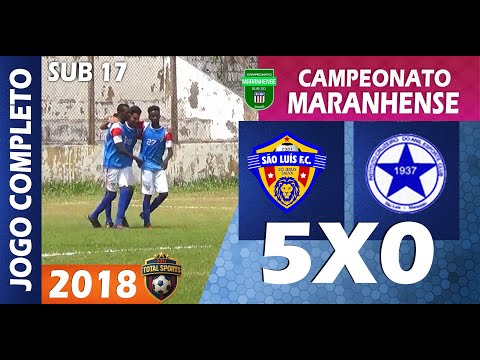 SÃO LUIS 5X0 CRUZEIRO  |  SUB 17 - CAMPEONATO MARANHENSE 2018