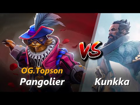 Topson mid Pangolier vs Kunkka | First 10 minutes