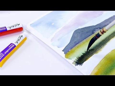 Watercolour Paints Premium 12pc Product Demo