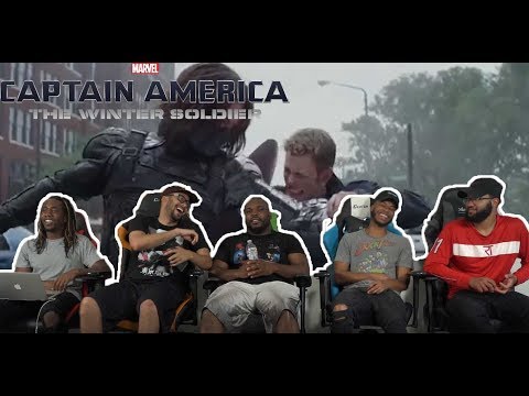 Captain America The Winter Soildier: Highway Fight Scene REACTION