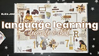 How I Decorate My French Learning Journal | Language Study Setup #languageeducation #frenchlanguage