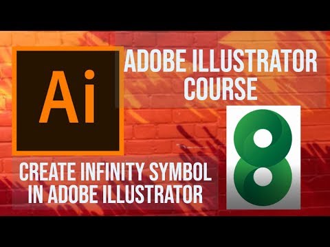 Adobe Illustrator Tutorials For Beginners How to Create Infinity Symbol in Adobe Illustrator