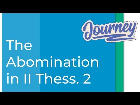 Abomination of Desolation in II Thess 2