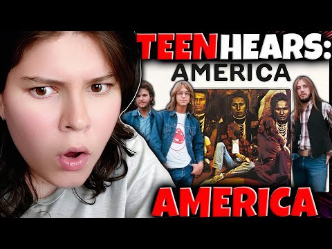 TEENAGER'S FIRST TIME HEARING AMERICA - "A Horse With No Name"