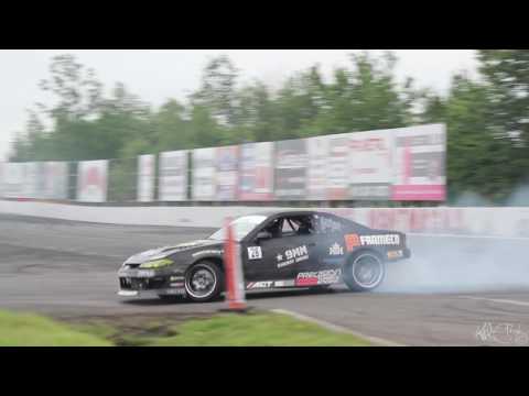 Kevin Morin Leading Carl Harvey - Formula Drift Canada Round 2 2015