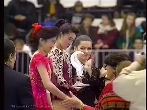 Ladies Medal Ceremony 1991 Lalique Trophy