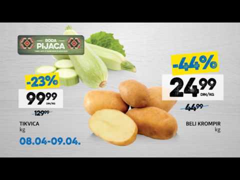 Sveže sa RODA pijace 08. - 09.04.2017.