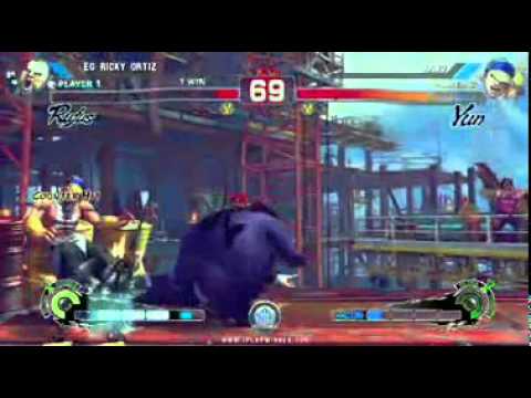 SSF4 AE: Ricky Ortiz (Rufus) vs Julio (Yun) - NCR 9 (Top 8)
