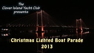 preview picture of video 'Christmas Lighted Boat Parade 2013 Columbia River'