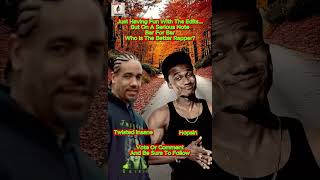 Twisted Insane vs Hopsin – Bar For Bar Showdown! #youtubeshorts #commentyourpick #youtube