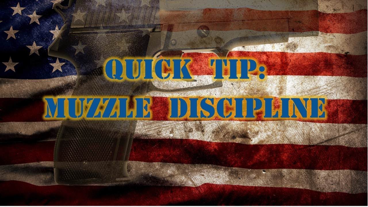 Quick Tip: Muzzle Discipline... Don't do this!