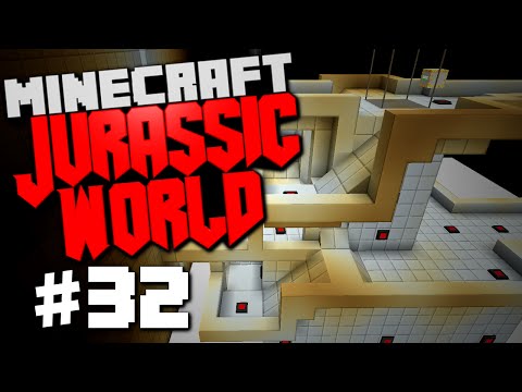 Jurassic World | Minecraft Rexxit Modpack #32 "Power Armor OCing, World Download, Finishing Up"