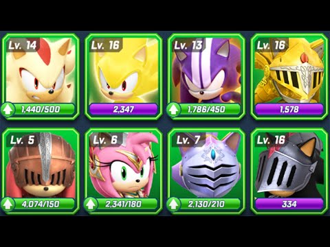 Sonic Forces - Use 8 Special Characters: Super Shadow and Sonic, Lancelot, Darkspine, Paladin Amy