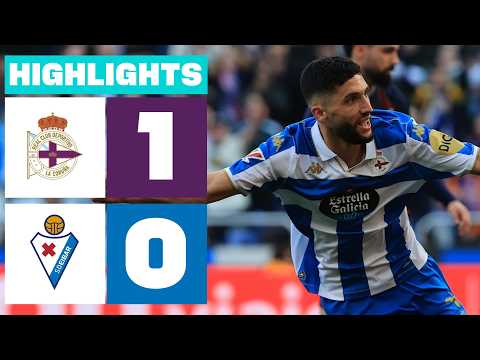RC DEPORTIVO 1 - 0 SD EIBAR | RESUMEN LALIGA HYPERMOTION