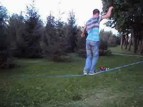 Slackline Fail