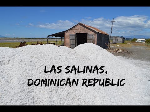 Salt mines and Playa Salinas in Las Salinas, Dominican Republic