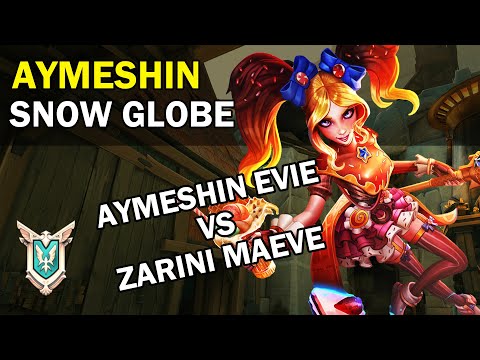 Aymeshin Evie vs Zarini Maeve Paladins Competitive (Master) SNOW GLOBE