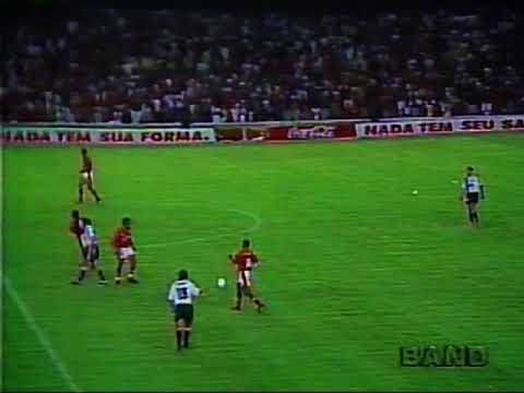 FLAMENGO 1x0 INDEPENDIENTE-ARG - Final Supercopa dos Campeões da Liberadores 1995 (Band) 2/2