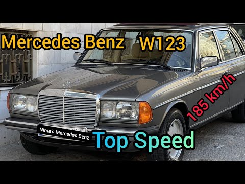 Mercedes Benz w123 230E top speed 185km/h