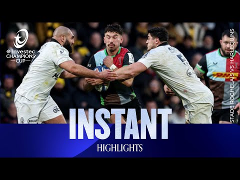 Who Saw THIS coming? 😮 | Stade Rochelais v Harlequins | Investec Champions Cup Instant Highlights