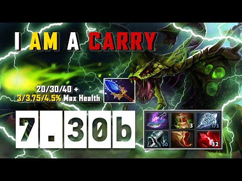 Dota 2 7.30b venomancer carry new meta scepter by goodwin.Everyone cant escape from this venomancer.