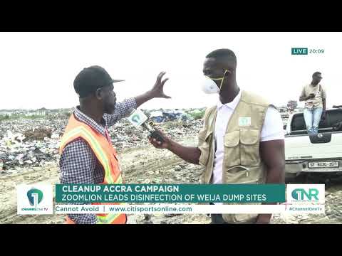 Clean Up Accra Campaign Moves to Weija-Gbawe for Fumigation Exercise