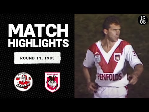 Illawarra Steelers v St George Dragons | Round 11, 1985 | Classic Match Highlights | NRL