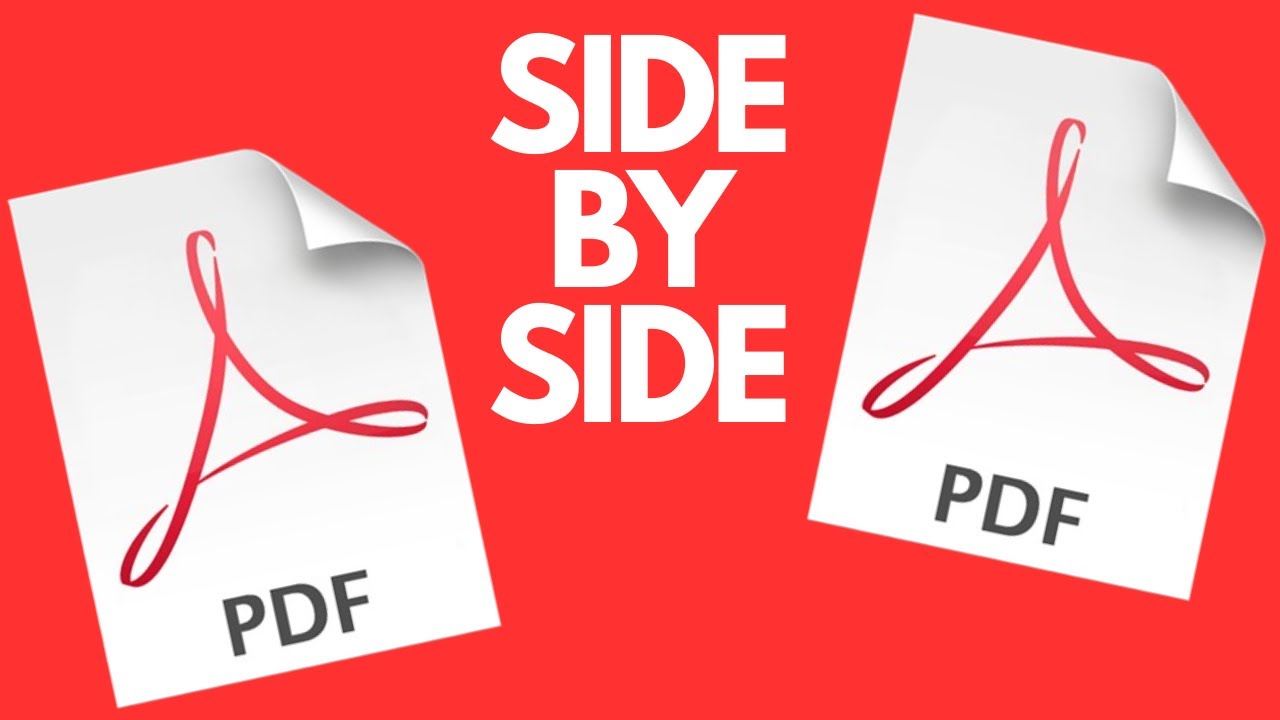 Open 2 PDF Files Side By Side - SEPARATE WINDOWS