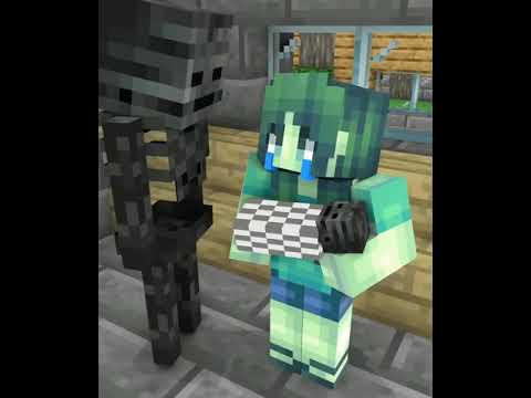 Monster School: Baby Zombie Lost Family - Minecraft Animation (shorts version) #Shorts 14