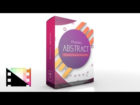 ProIntro Abstract - Introductory Titles for Final Cut Pro X - Pixel Film Studios