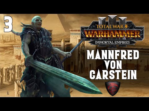 Battle For Our First Book of Nagash! - Mannfred #3 Immortal Empires - Total War: Warhammer 3