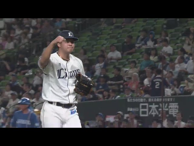 【8回表】ライオンズ・渡邉勇太朗 8回1失点と粘りの投球で魅せる!!  2024年7月9日 埼玉西武ライオンズ 対 北海道日本ハムファイターズ