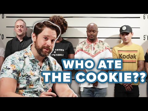 Private Investigator Guesses Who Stole The Cookie Out Of A Lineup