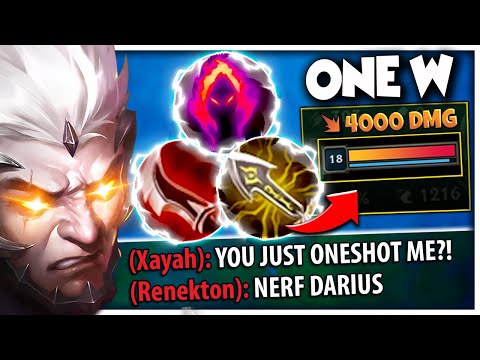 I built EVERY ONE SHOT ITEM on Darius... I made the enemy QUIT THE GAME 🤣🤣