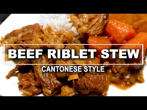 One Pot Chinese Beef Rib Stew with Potatoes - 炖牛肉食谱