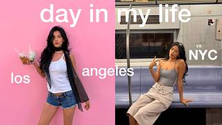day in my life LA vs. NYC vlog *I'm balancing a lot lol*