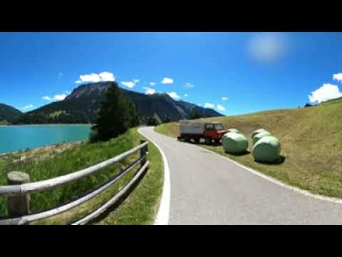 40 minute 360° VR Virtual Cycling Workout Alps South Tyrol Lake Tour Ultra HD