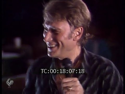 Johnny en répétitions et interview au Zénith et Bercy (04.09-07.09.1987)