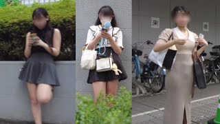 4K【大久保公園】病院周辺をお散歩👣美女度が高めの女子多数登場‼️
