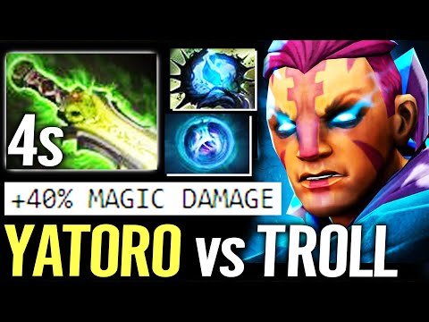 🔥 YATORO Anti Mage Ethereal Blade +40% Magic Mana Void — BEST META Deal with Troll Dota 2 Pro